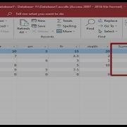 Two Ways Sum In Access Query To Sum Columns With Null Values