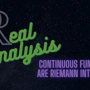 Continuous Functions Are Riemann Integrable