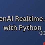 OpenAI Realtime API With Python Live Voice WebRTC Integration Tutorial 2025