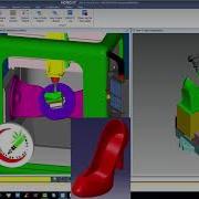 5 AXIS SIMULATION THE SHOE BY G CODE