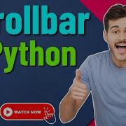 Python Tutorial Of A Listbox With Scrollbar Vertical Scrollbar In Python Tkinter