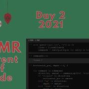 ASMR Coding Solving Python Puzzles Advent Of Code 21 Day 2