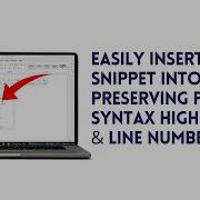 How To Easily Insert Code Snippet Into Word Preserving Format Syntax Highlighting Line Numbers