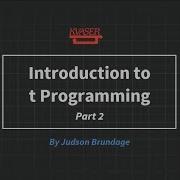 Introduction To T Programming Initialize Channels Part 2