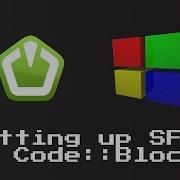 C Tutorial Setting Up SFML On Code Blocks Part 1