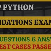Foundations Exam 2 Python CCBP 4 0