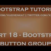 Bootstrap Button Group