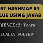 Sort HashMap By Value Java8