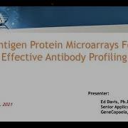 Antigen Protein Microarrays For Effective Antibody Profiling