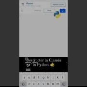 Destructor In Classes In Python Programming Destructor Classes Python Programming Del