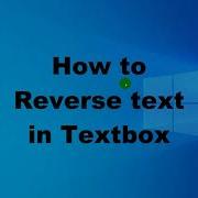 How To Reverse Text In Textbox VB Net Visual Basic
