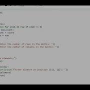 100 Days Python Loop Challenge Day 4 Find The Most Non Zeros Row In A Matrix