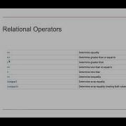 Matlab Lesson 5 Of 11 Relational Operators