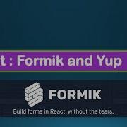 React JS Tutorial React And Formik Lesson 16a Building React Forms With Formik And Yup