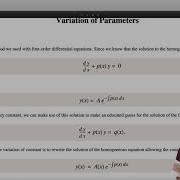 Mod06lec72 Variation Of Parameters