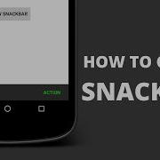 Android Tutorial How To Create A Snackbar Add Button Change Message Color