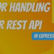 Error Handling In Node Js Create Custom Errors Errorhandling Nodejs Express