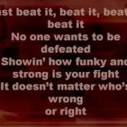 Michael Jackson Beat It Lyrics