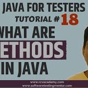 Java For Testers 18 What Are Methods In Java With Examples