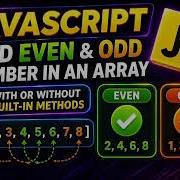 Find Even And Odd Numbers In Array JavaScript Interview Question Codeshiksha Webdevelopment