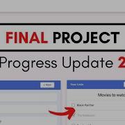 CS50 Final Project Web App Progress Update 2