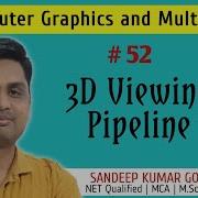 3D Viewing Pipeline In Computer Graphics Three Dimensional Viewing