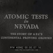 ATOMIC BOMB TESTS IN MERCURY NEVADA HISTORIC FILM 40982