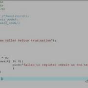 098 98 Exit Atexit Exit Functions In C Programming Language Video Tutorial