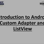 Perfect Android Lesson M3 5 Making Custom Adapter For ListView