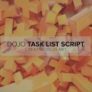 Dojo Task List Script Demo Tutorial Free After Effects Script