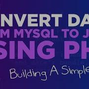 Create JSON Using PHP And MySQL A Simple API