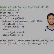 Python Day 29 Modeling Percentage Probabilities 3 Point Co