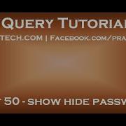Jquery Show Hide Password