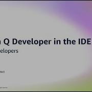 Amazon Q Developer For NET In The IDE Amazon Web Services