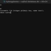 SQLite3 Drop Table