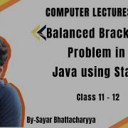 Balanced Bracket Problem JAVA STACK