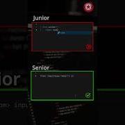 Junior Vs Senior Fronted Developer Coding Webdevelopment Webdesign Html Html5 Shorts Short