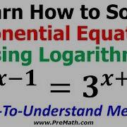 How To Solve Exponential Equations Using Logarithms No Common Base Present