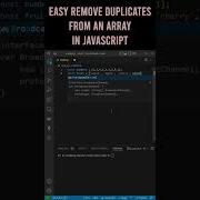 Easy Remove Duplicates From An Array In JavaScript Tutorial For Beginners 2022