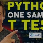 How To Perform A One Sample T Test In Python Scipy Numpy