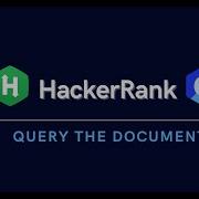 21 Querying The Document C HackerRank Solutions