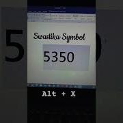How To Create A Swastika Symbol In Ms Word Msword Learningletters MicrosoftWord MSWord