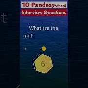 Part 3 Pandas Interview Questions Python Library For Data Science