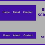 Make Shrink Sticky Navigation Bar On Scroll Using HTML CSS And JavaScript