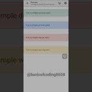 5 Bootstrap Alerts Bootstrap For Beginners Bootstrap Alerts Basicofcoding Coding Shorts Tutorial