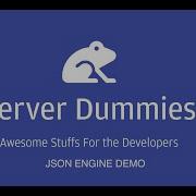 How To Use ServerDummies JSON Engine To Create Fake JSON Data