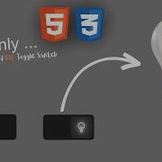 Light Bulb On And Off Toggle Switch Using Html CSS Only No Javascript