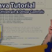 FRC Java Tutorial WPILib 2019 Command Based Framework Ep 2 Drivetrain And Driver Controls
