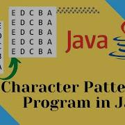 Character Pattern Interview Question And Solution In Java Pattern Programs Tutorial