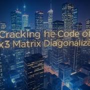 MA203 Module 3 Part 9 Diagonalization Of A 3 3 Matrix ClearExplanation